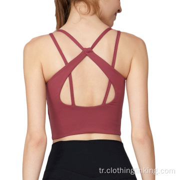 Kadınlar için Egzersiz Koşu Yoga Tank Tops